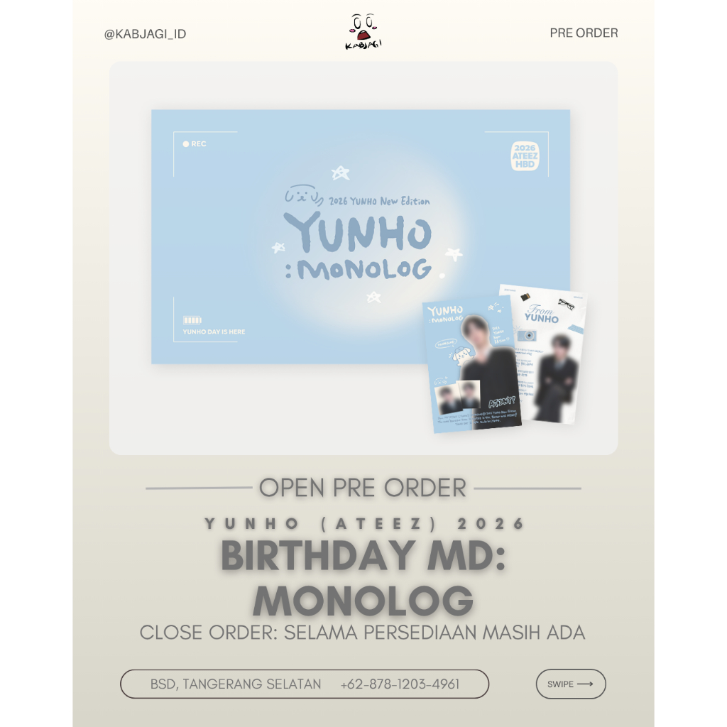[PO] YUNHO (ATEEZ) 2026 BIRTHDAY MD: MONOLOG