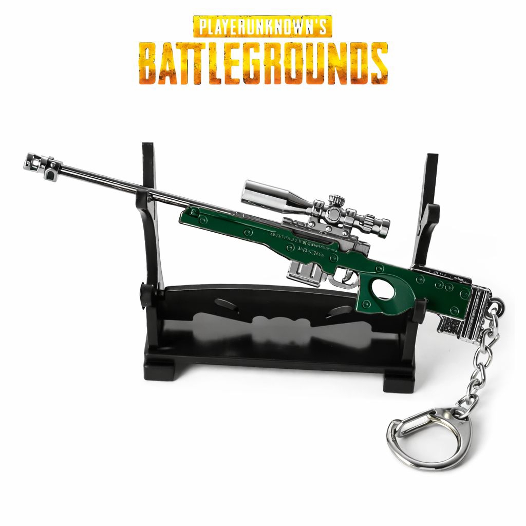 Keychain Gantungan Kunci Games Battle Royal PUBG (PlayerUnknown's Battlegrounds) Sniper Riffle - Kar