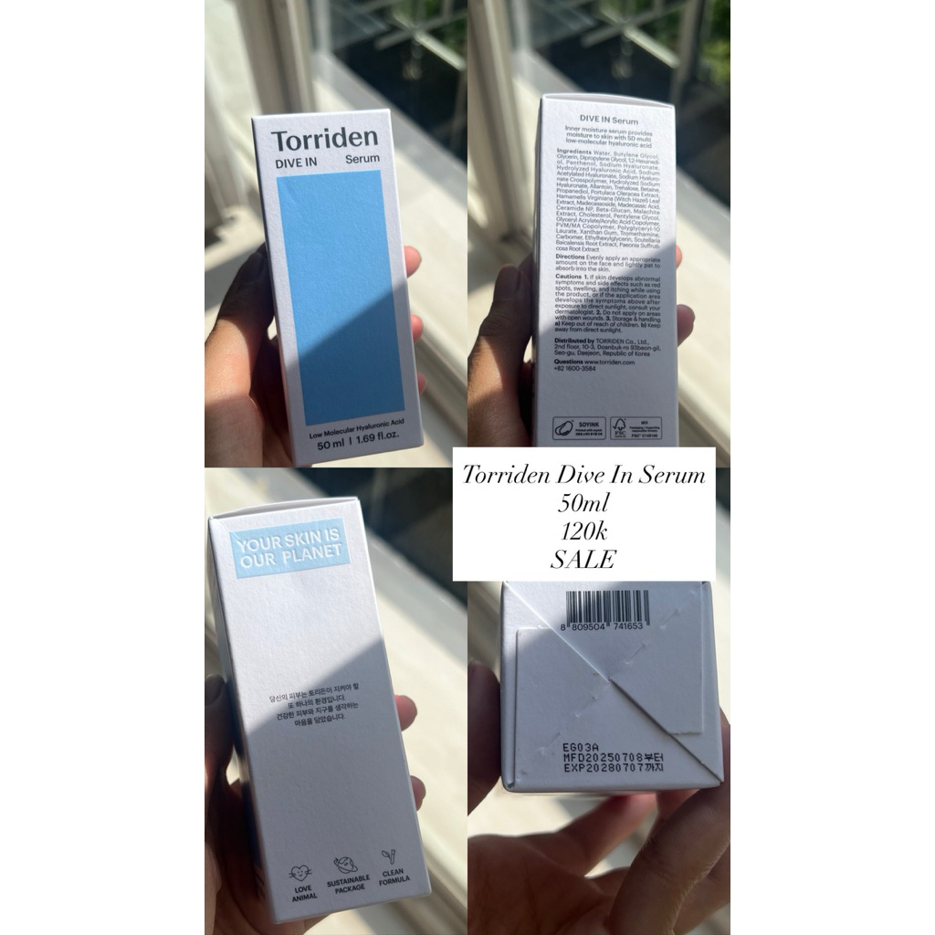 TORRIDEN DIVE IN SERUM 50 ML KOREA SKINCARE AUTHENTIC