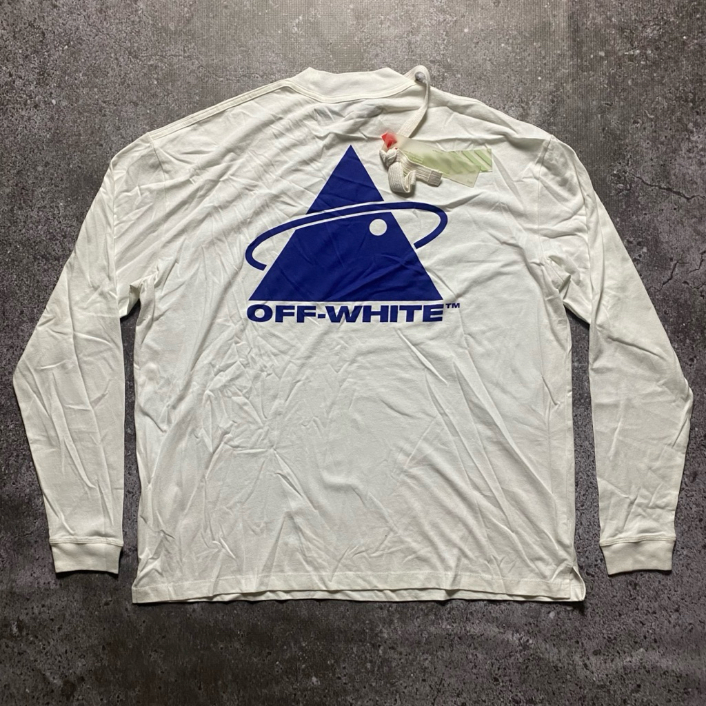 Off-White Triangle Planet Longsleeve Shirt Authentic