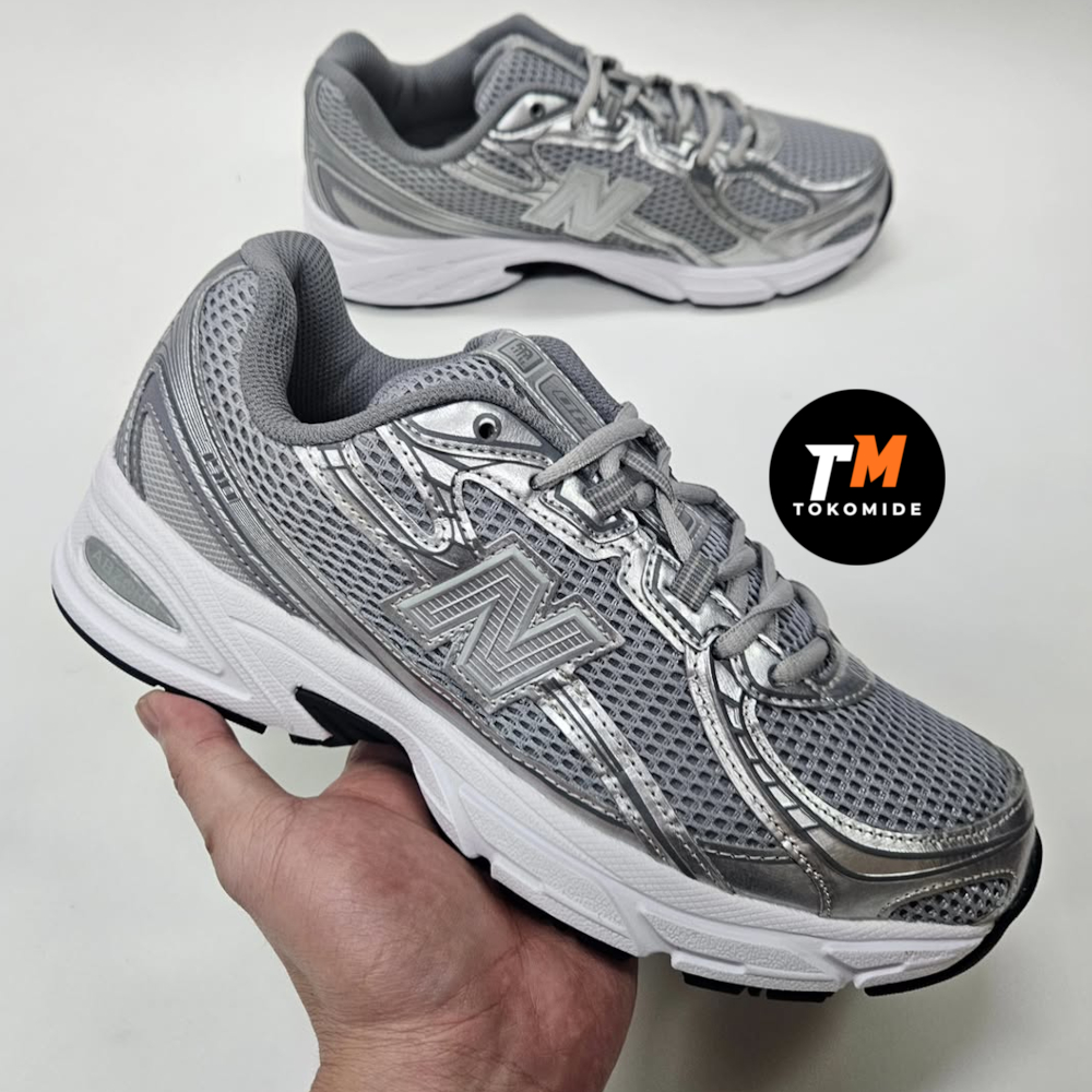 LIGT GREY NB 740 SEPATU OLAHRAGA PRIA WANITA