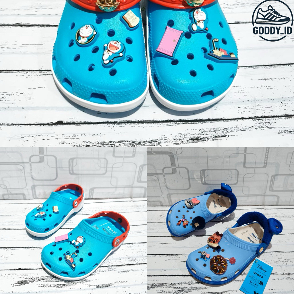 SANDAL CLASSIC ZOOTOPIA - SANDAL CLASSIC DORAEMON - SANDAL PRIA/WANITA