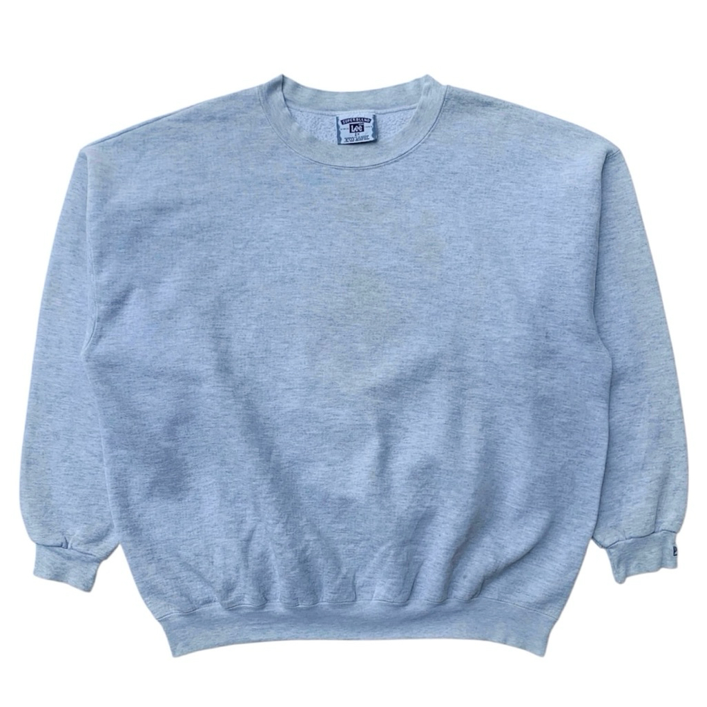 Lee Superblend Heavyweight 1990s - 2000s Blank Sweatshirt