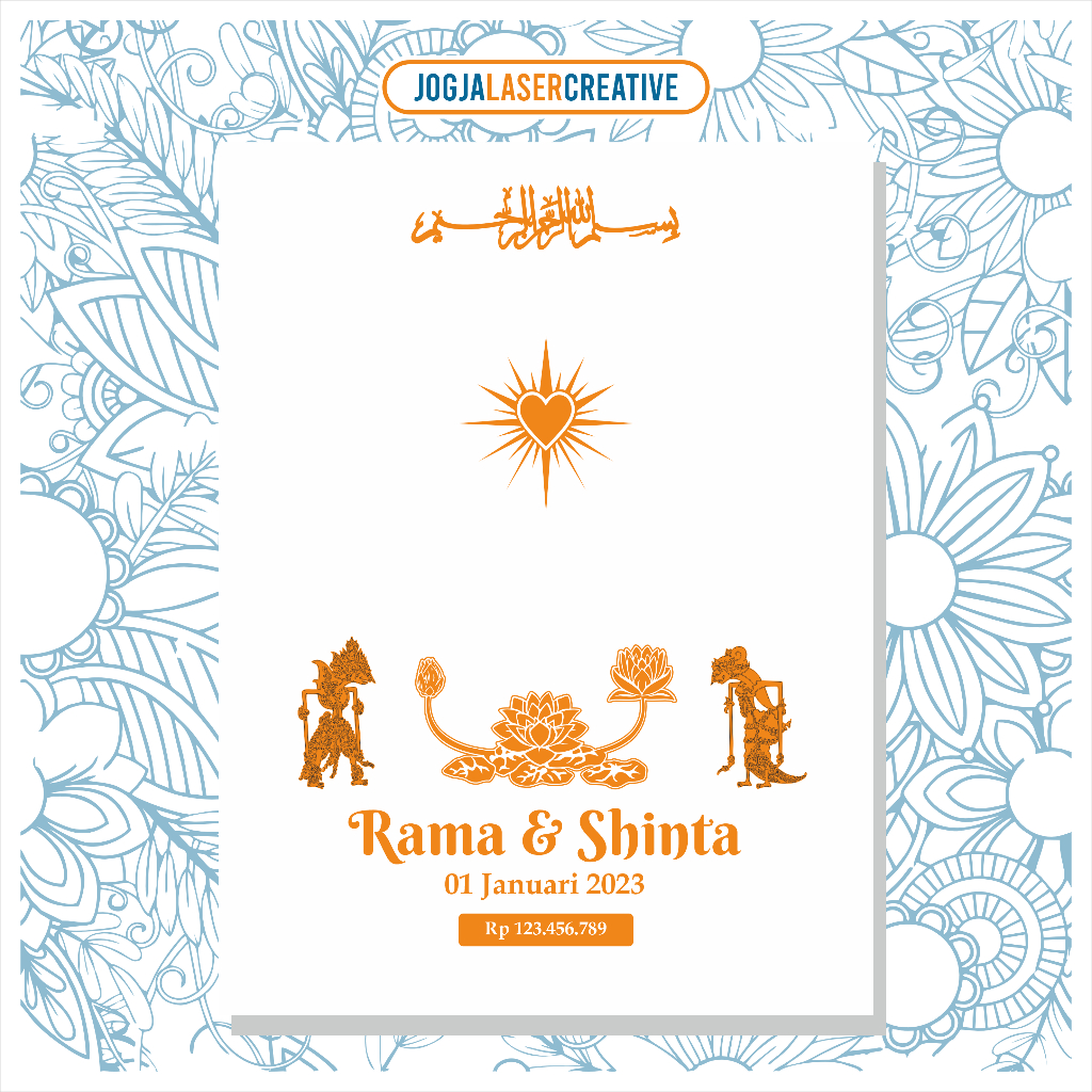 Isian Mahar Psht Pshw Ikpsi Pagar Nusa Persatu Wayang Bahan Akrilik Gold Silver Rosegold