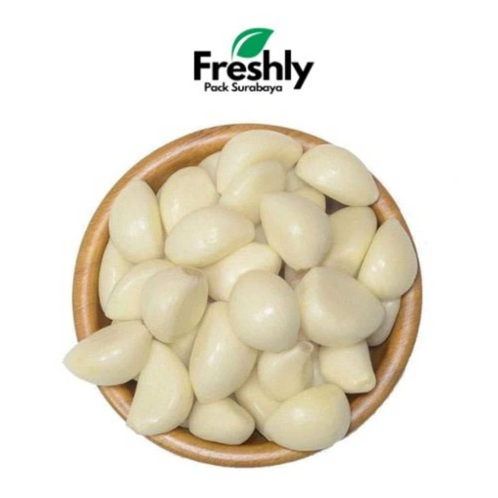 Bawang putih bawang merah kupas segar