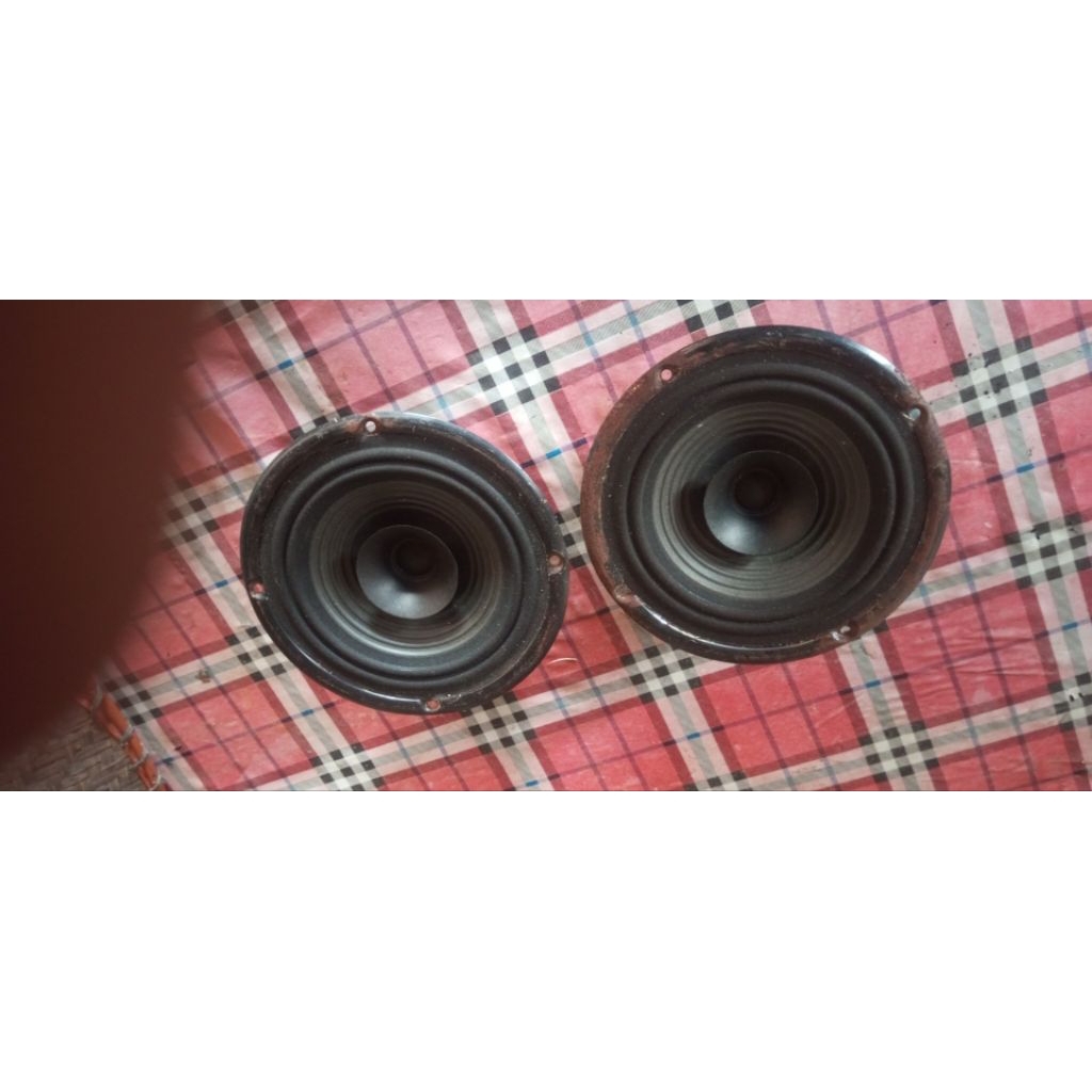 speaker sepasang bekas normal 6,5 inc super magnet