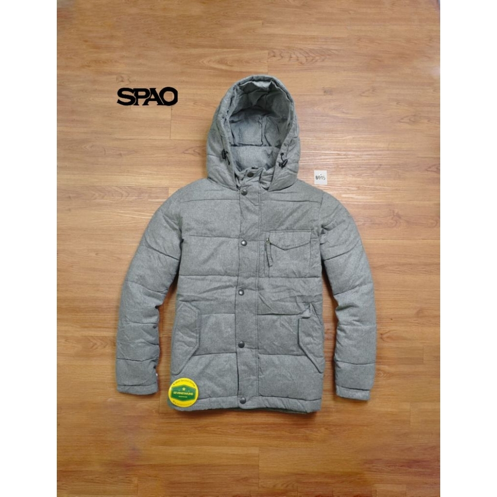 spao casual puffer padded jacket