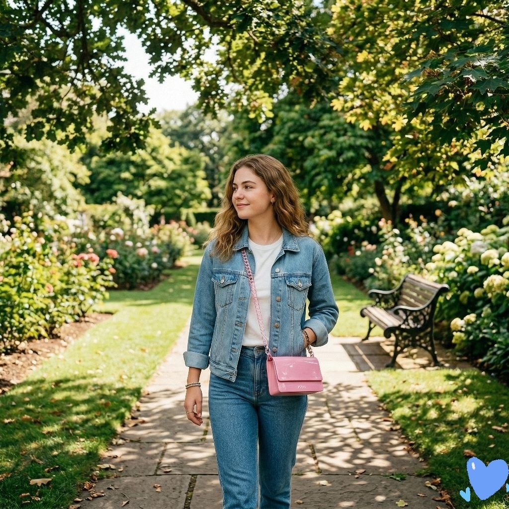 Tas selempang wanita Melissa soft pink