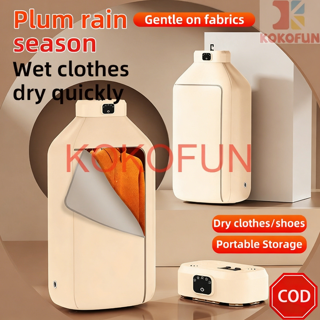 COD Mesin Pengering Pakaian Lipat Portable Cepat Kering Aman Semua Baju