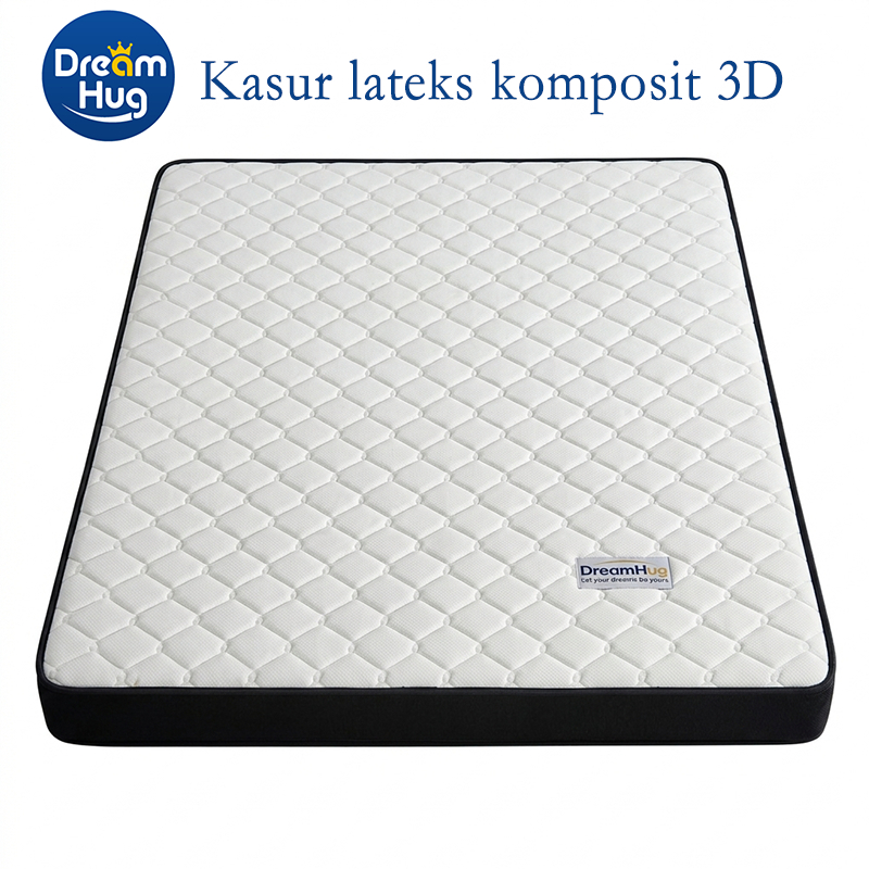 DreamHug Kasur Latex Asli 100 Natural Kasur Busa Latex Premium Orthopedic Ukuran 80x190 100x200