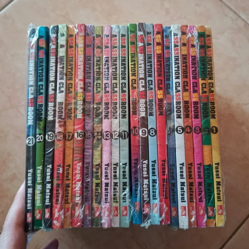 Komik Set Langkap(FullSet) Assasination Classroom(Ansatsu kYoushitsu) Vol 1-21(Tamat) Original Segel