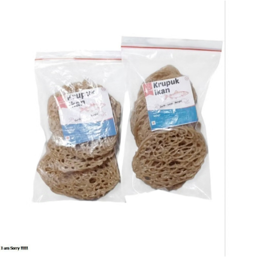 Krupuk ikan tengiri besar mentah "ASRI ECHO"