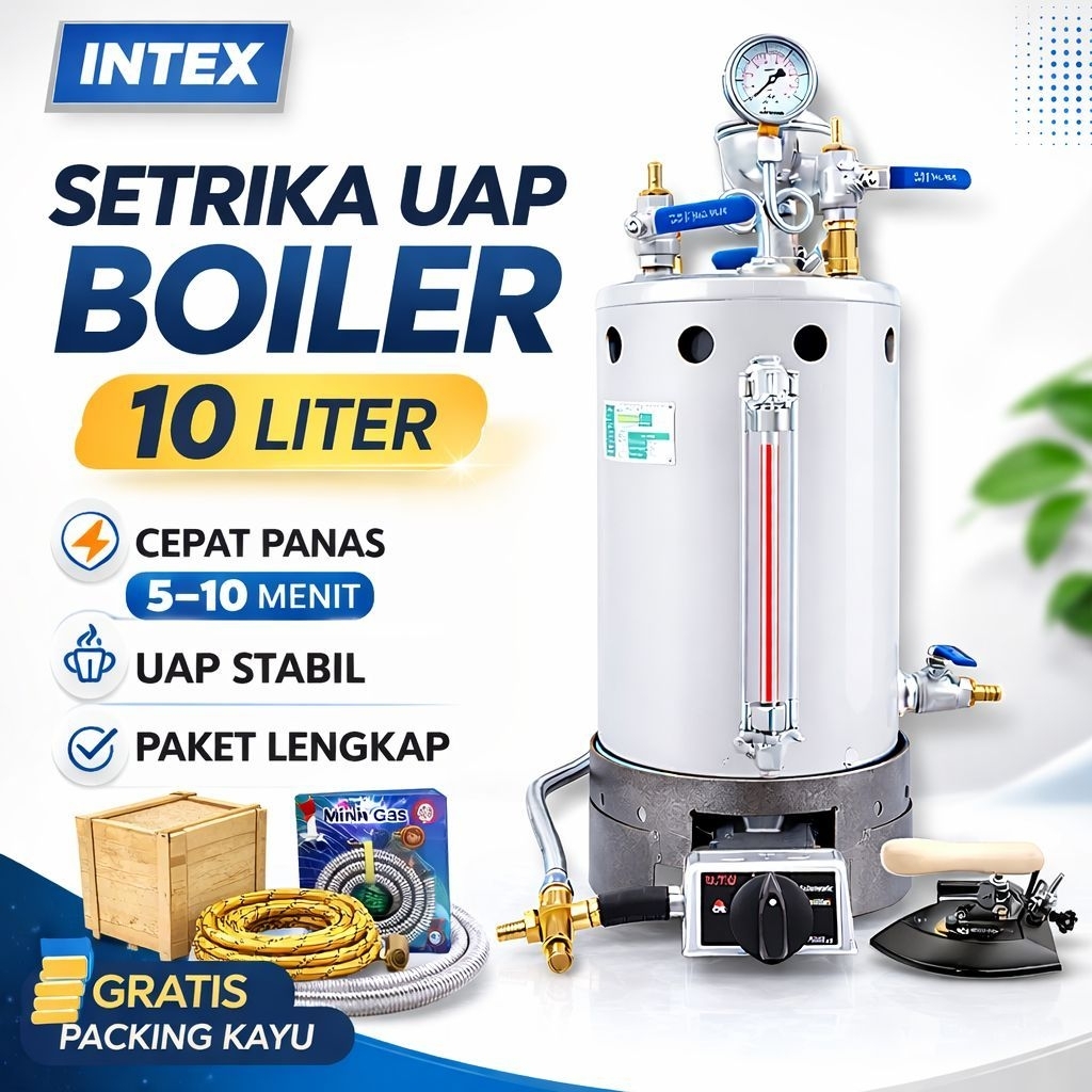 Setrika Uap Laundry/Boiler Setrika Uap 10 Liter (Khusus medan)