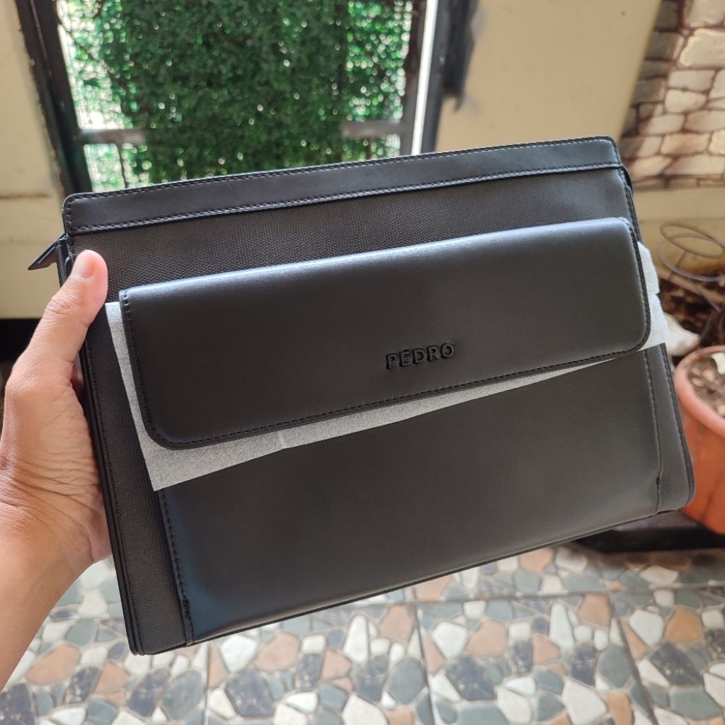 TAS PRIA PEDRO ORIGINAL EVANS PORTFOLIO BAG HANDBAG CLUTCH BAG