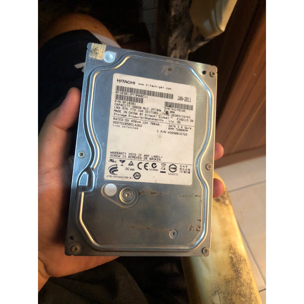 Hardisk PC 500Gb normal
