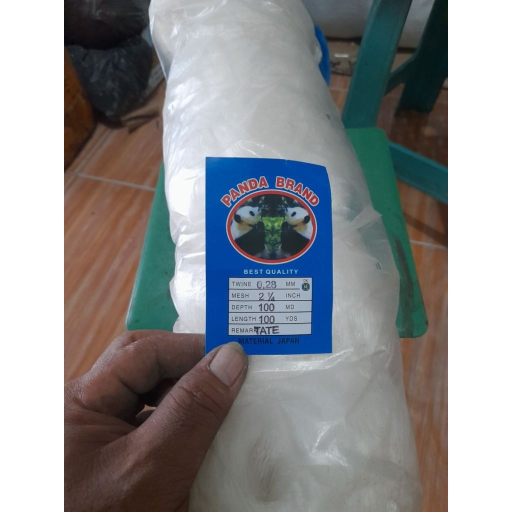 jaring ikan 0.28 100x100 TATE (MATA MELINTANG) PANDA/KEPITNG