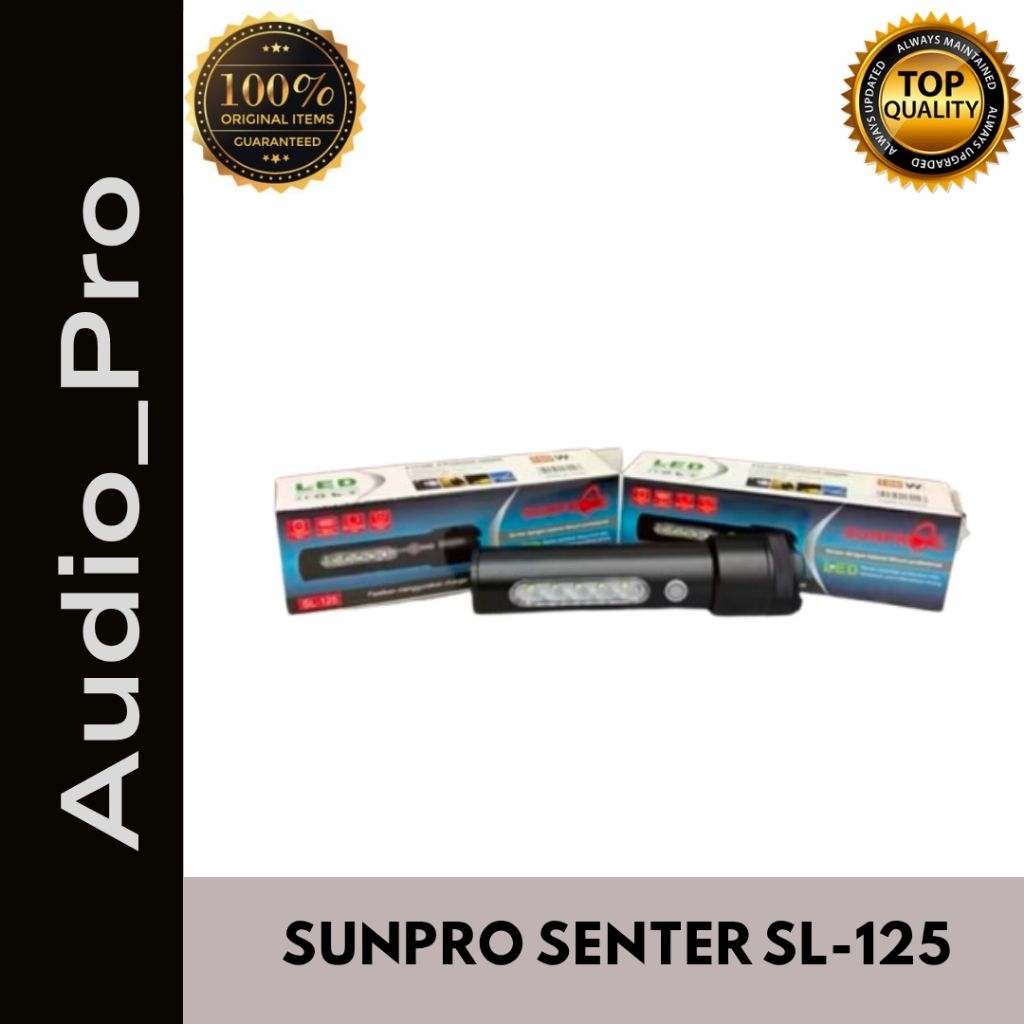 Sunpro Senter LED Super Terang SL 125 Senter Sunpro Senter Heking Led
