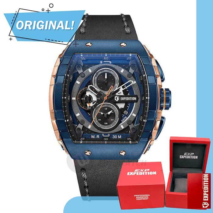 Jam Tangan Pria Analog Expedition 6782MC E6782 MC 6782 MCLURBUBA Original Garansi Resmi