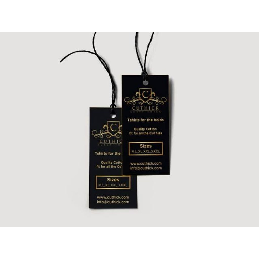 hantag merk label celana panjang wanita