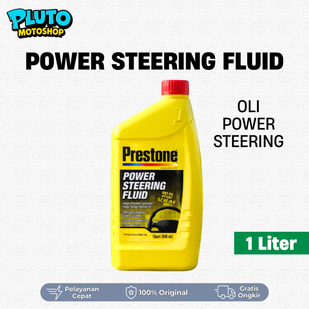 Prestone Power Steering Fluid 1 Liter - Minyak Oli Power Steering Original