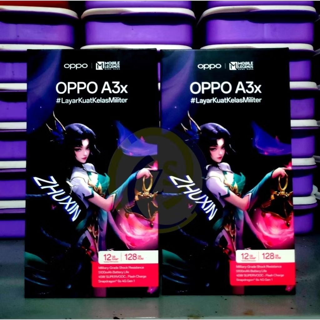 DUS BOX HP KOTAK CELLULAR OPPO A3X RAM12 / 128GB COPOTAN ASLI BAWAAN BOX HP OPPO A3X