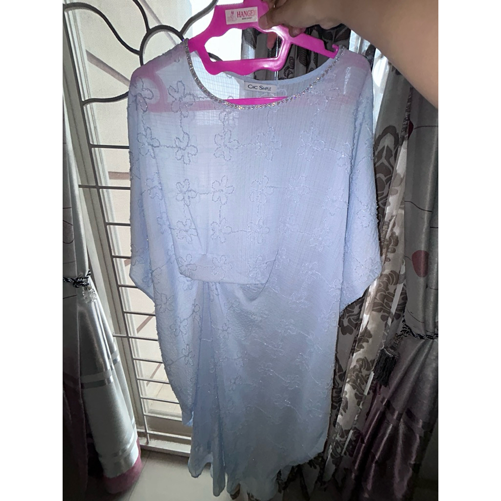 Kaftan Chic Simple Blue