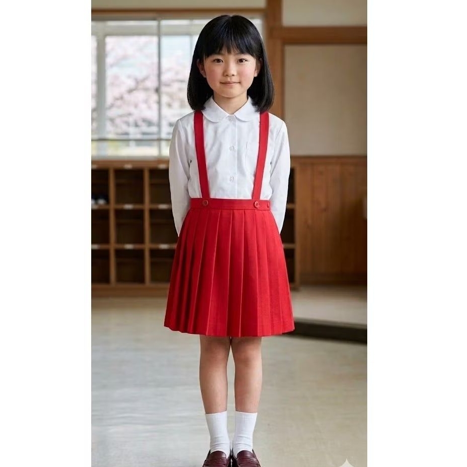 Seragam Chibi Maruko Chan/Seragam Anime/Seragam Sekolah Jepang/Seragam Sekolah/Seragam Cosplay