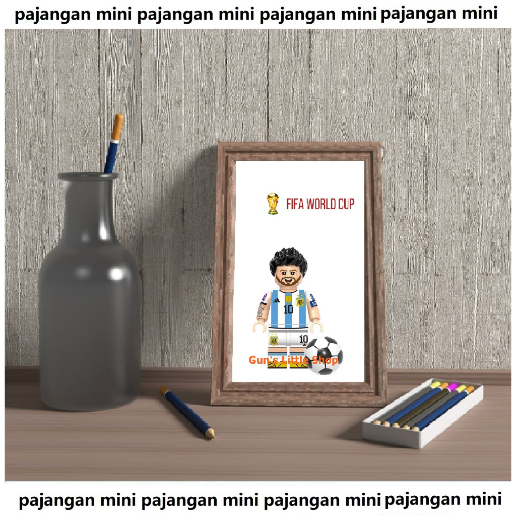 Pajangan Mini - Various Figure Soccer Player MESSI minifigs tanpa dus