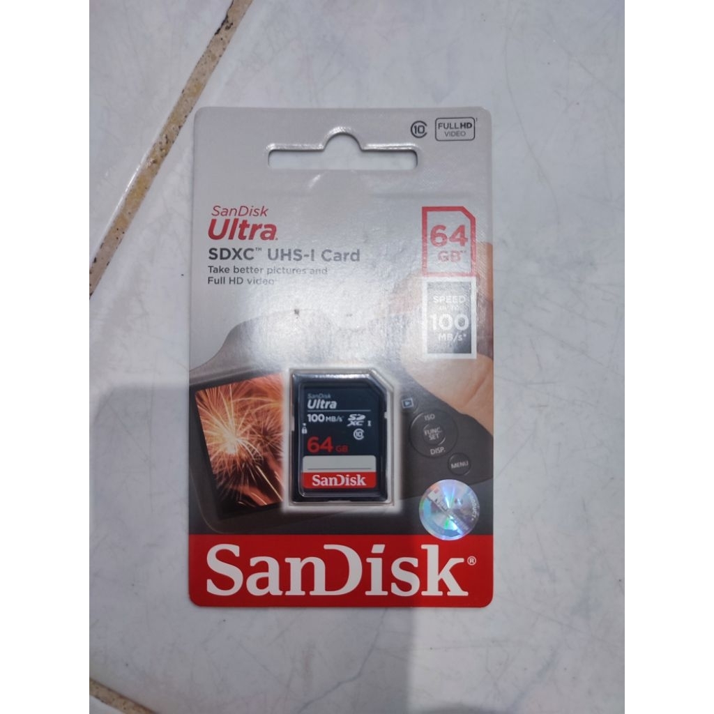 memory sandisk sd card 64gb memori kamera 64GB ORIGINAL