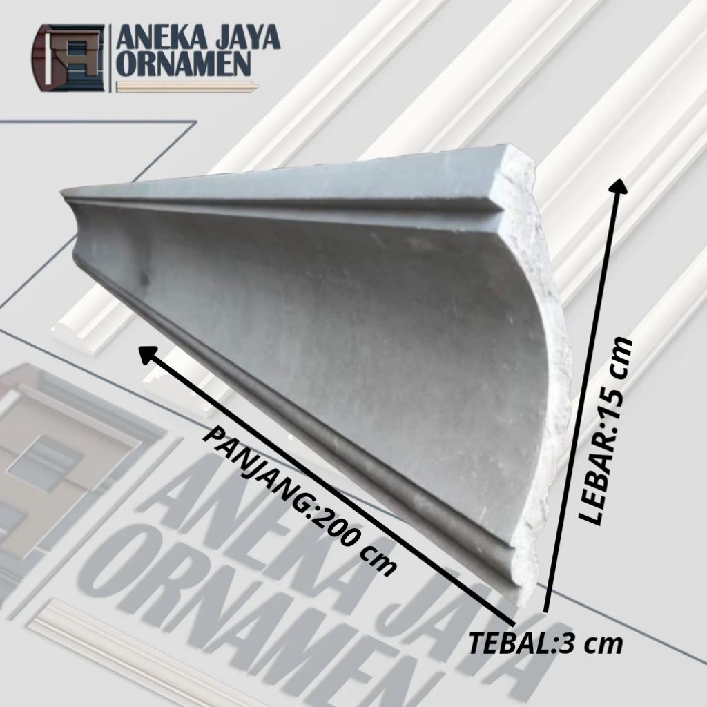 Lis plang profil beton