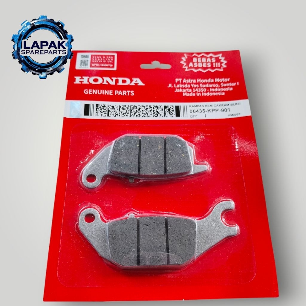 Kampas Rem Cakram Dispad Belakang Supra x 125 Honda KPP ( Grade A )