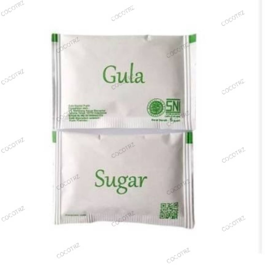 white sugar sachet/gula pasir sachet