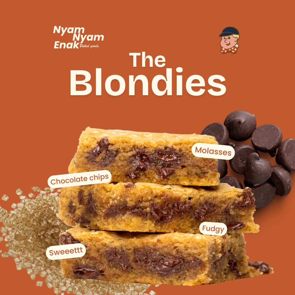 FUDGY BLONDIES | Caramelized Fudgy Blondies