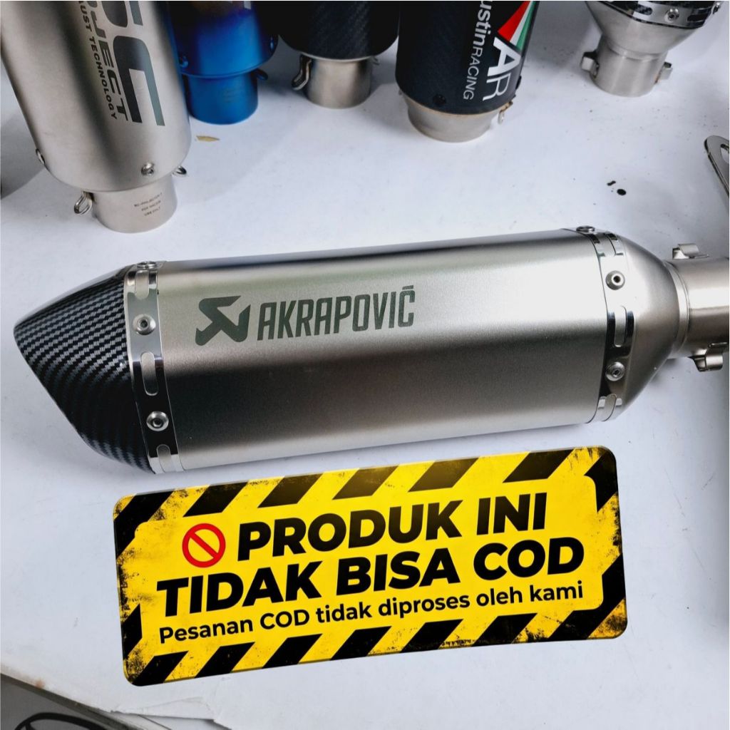 Knalpot Import Taiwan Knalpot Impor Taiwan Knalpot Taiwan Racing Akrapovic Hexagonal Titan - Silence
