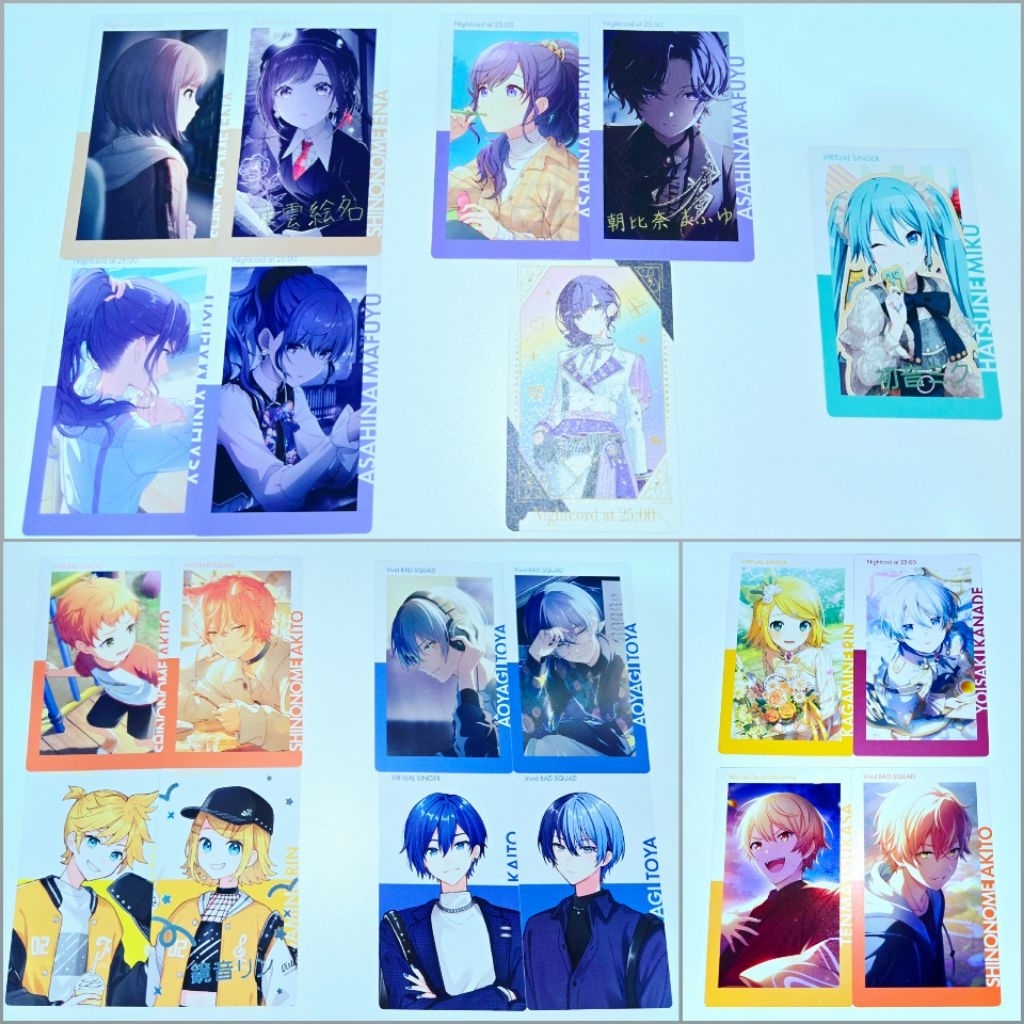 Project Sekai Official Merch Epick Card & Foil Set