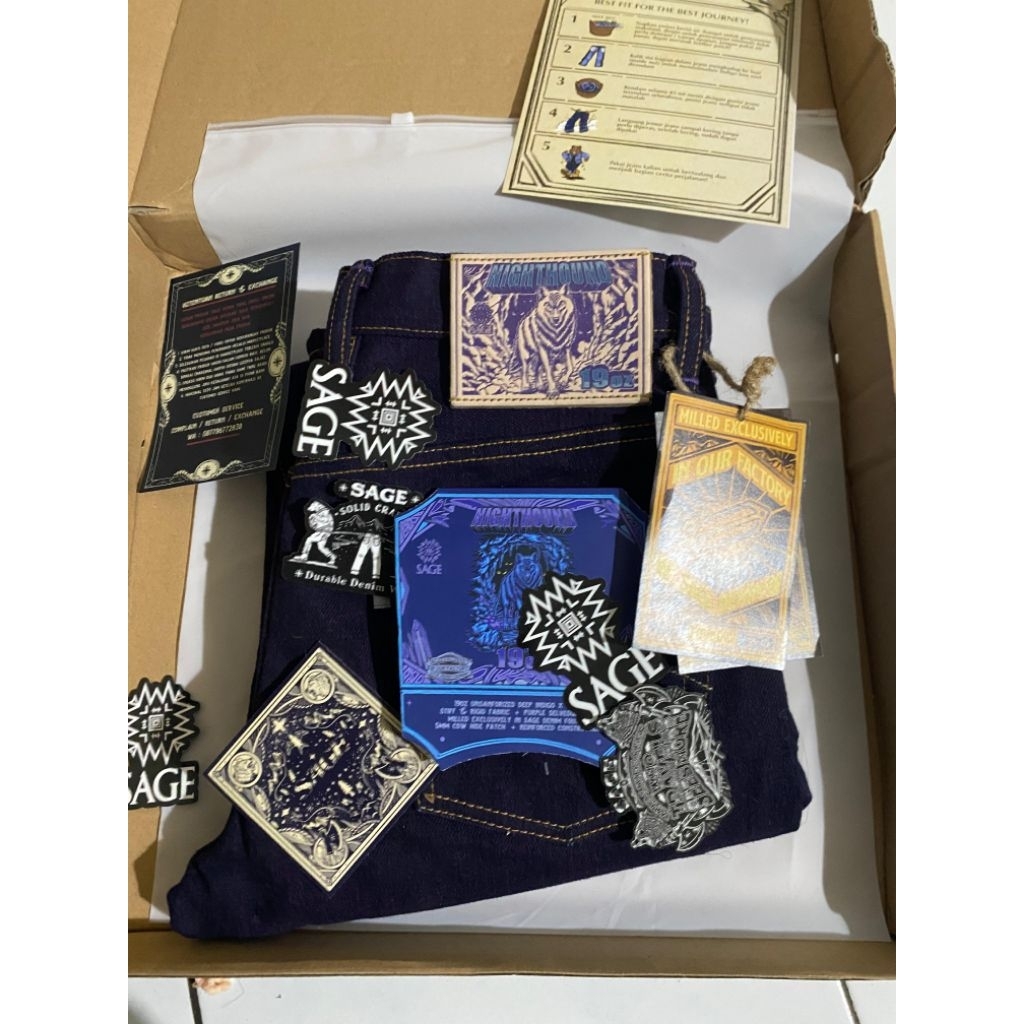 Denim Sage nighthound 19oz unsanforized size 29