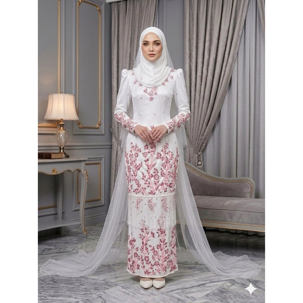 gaun pengantin malaysia melayu gaun akad gaun walimah wedding dress