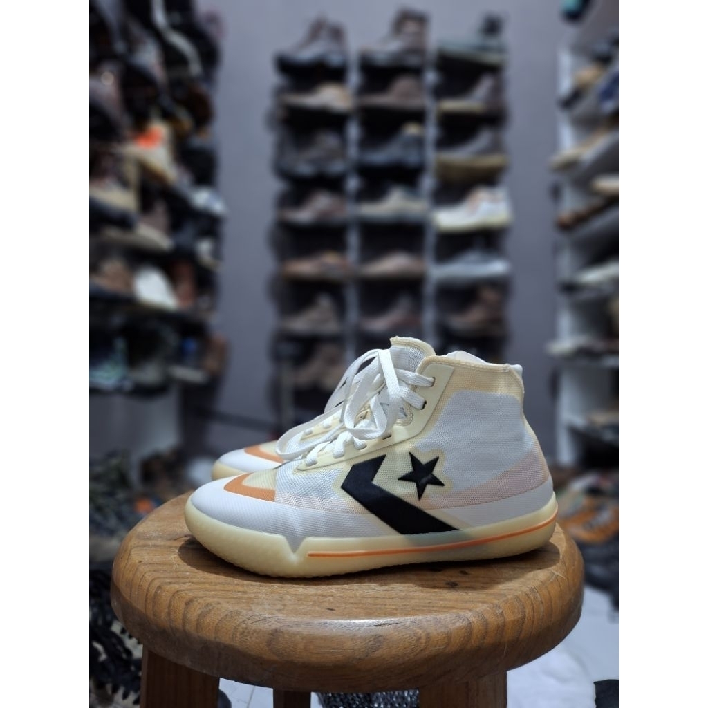 Sepatu Converse X N1k3e react All Star Pro BB white 165653C size 40
