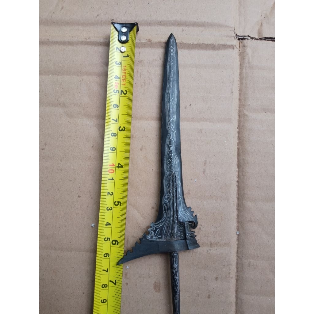 bilah keris bali lurus 15cm (s9)