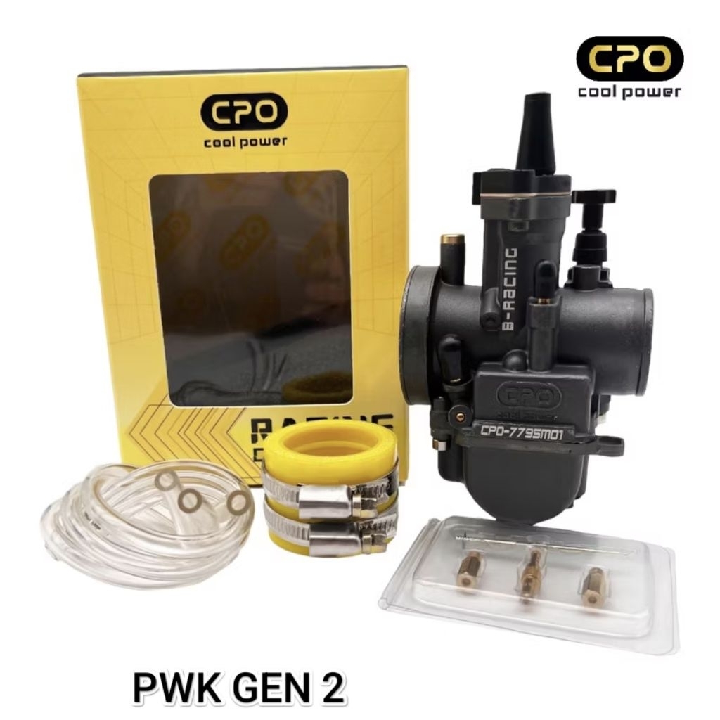 Karburator CPO Pwk 28 30 32 GEN 2 Karbu Original Chrome & Black