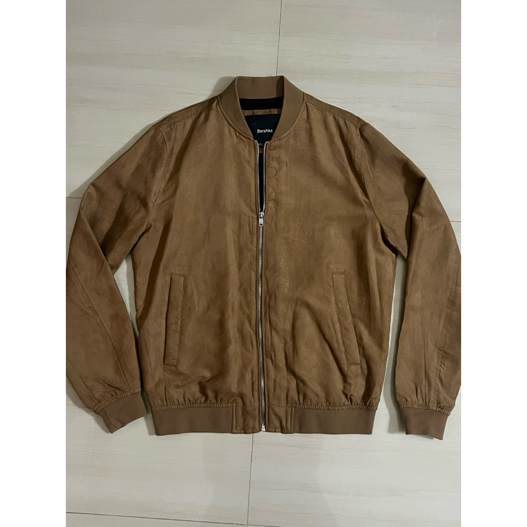 suede jacket bershka