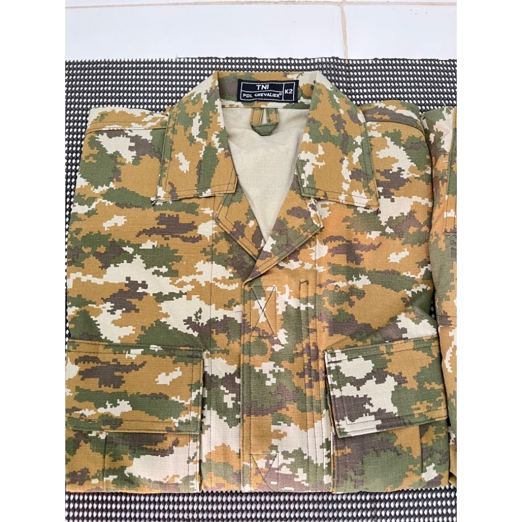 Baju PDL TNI | PDL Kualitas Premium | Baju TNI | seragam terbaru TNI