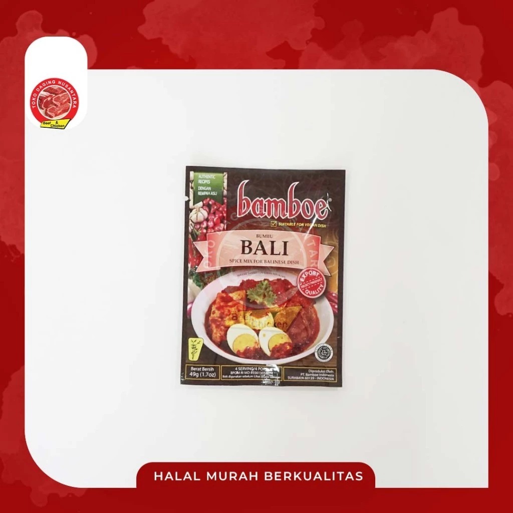 BAMBOE BUMBU BALI 49GR|TOKO DAGING NUSANTARA