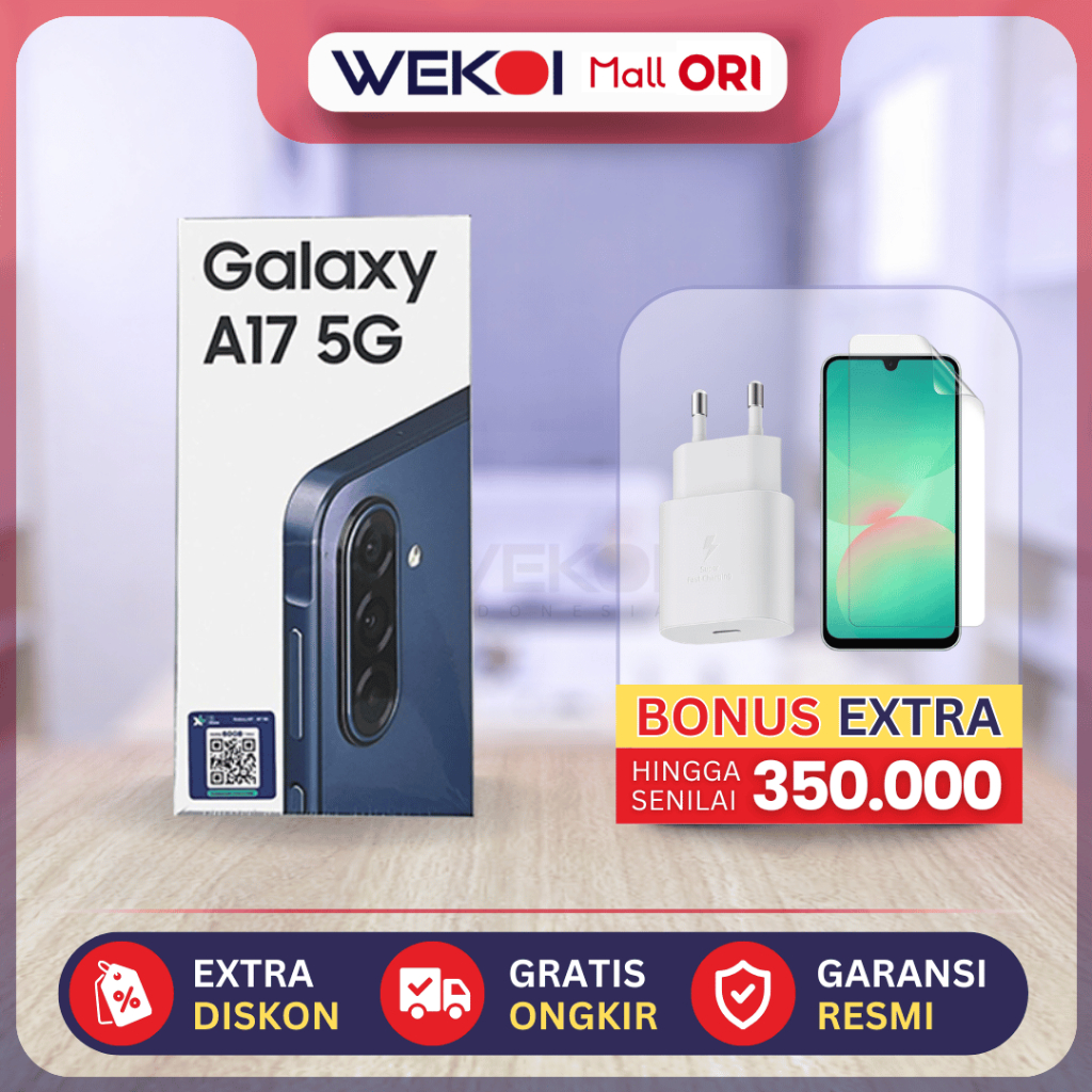 Samsung Galaxy A17 5G New 2025 Ram 8GB Internal 256GB Garansi Resmi 1 Tahun