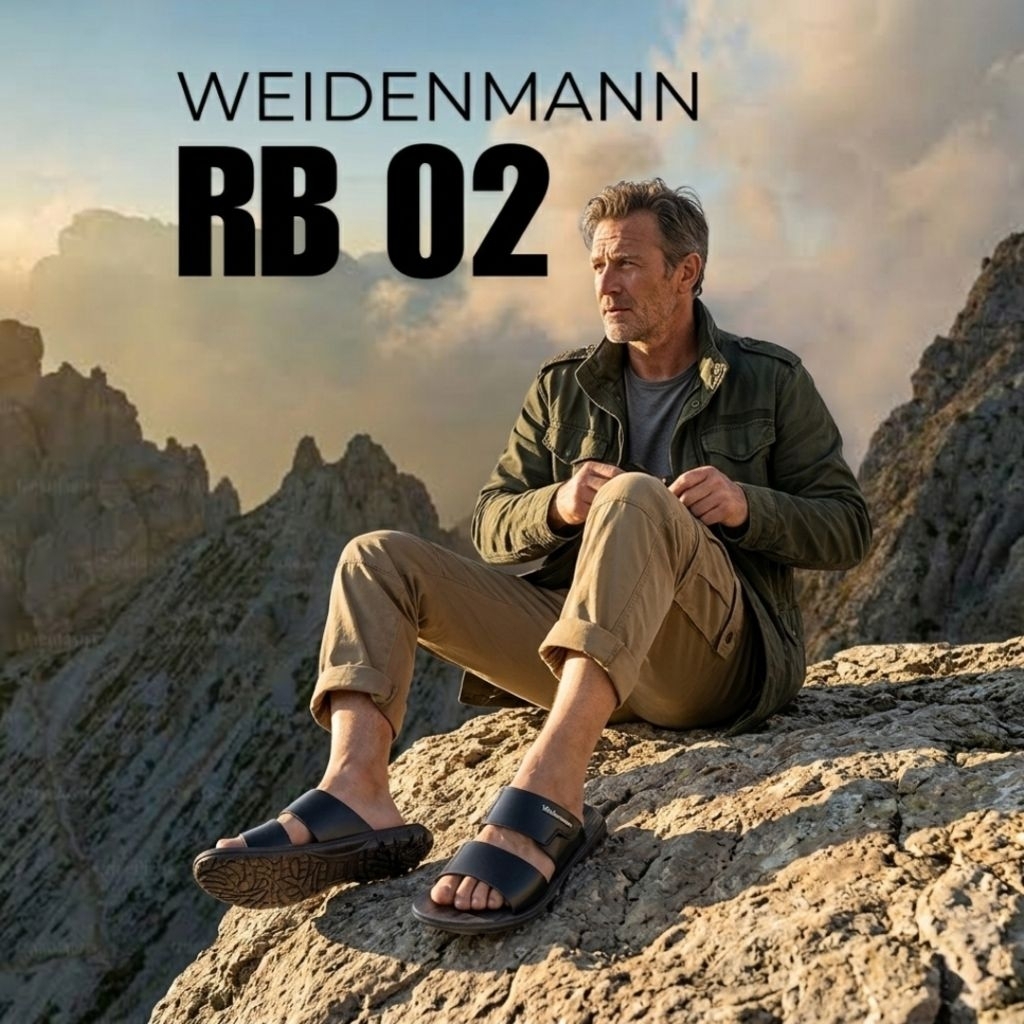 Sandal Kulit Pria Weidenmann RB 02 Ori