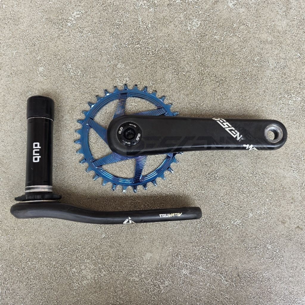 Crank Sram Descendant Carbon Eagle Dub Chainring Ethirteen Helix 34 165