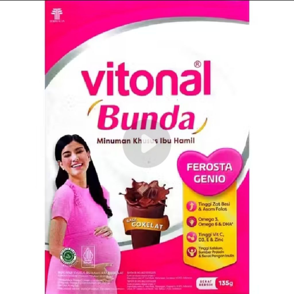 vitonal ibunda susu ibu hamil rasa coklat 135gr