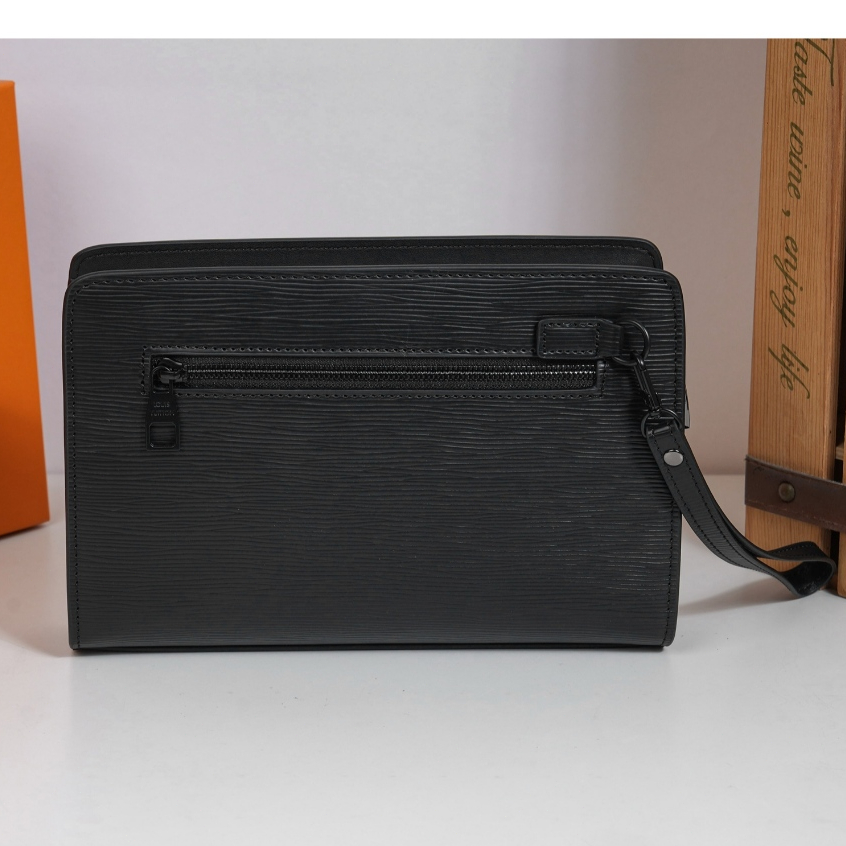 New ORI VV clutch, men's hand bag, comes with a handbag