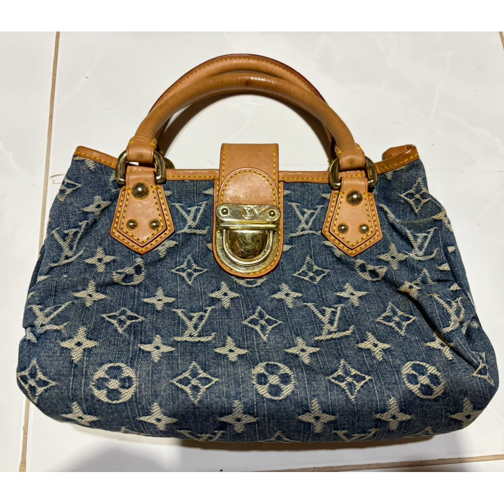 LV denim hand bag