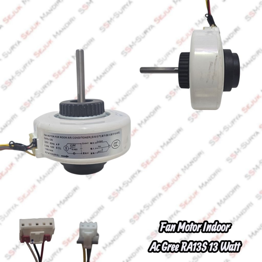 Dinamo Fan Indoor Ac Gree RA13S 13 Watt 220 Volt Fan Blower Ac Gree